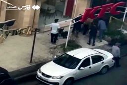 ببینید / فیلمی دردناک از سقوط یک کارگر از ساختمان