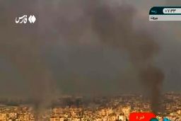 فوری / حمله هوایی وحشتناک در ضاحیه